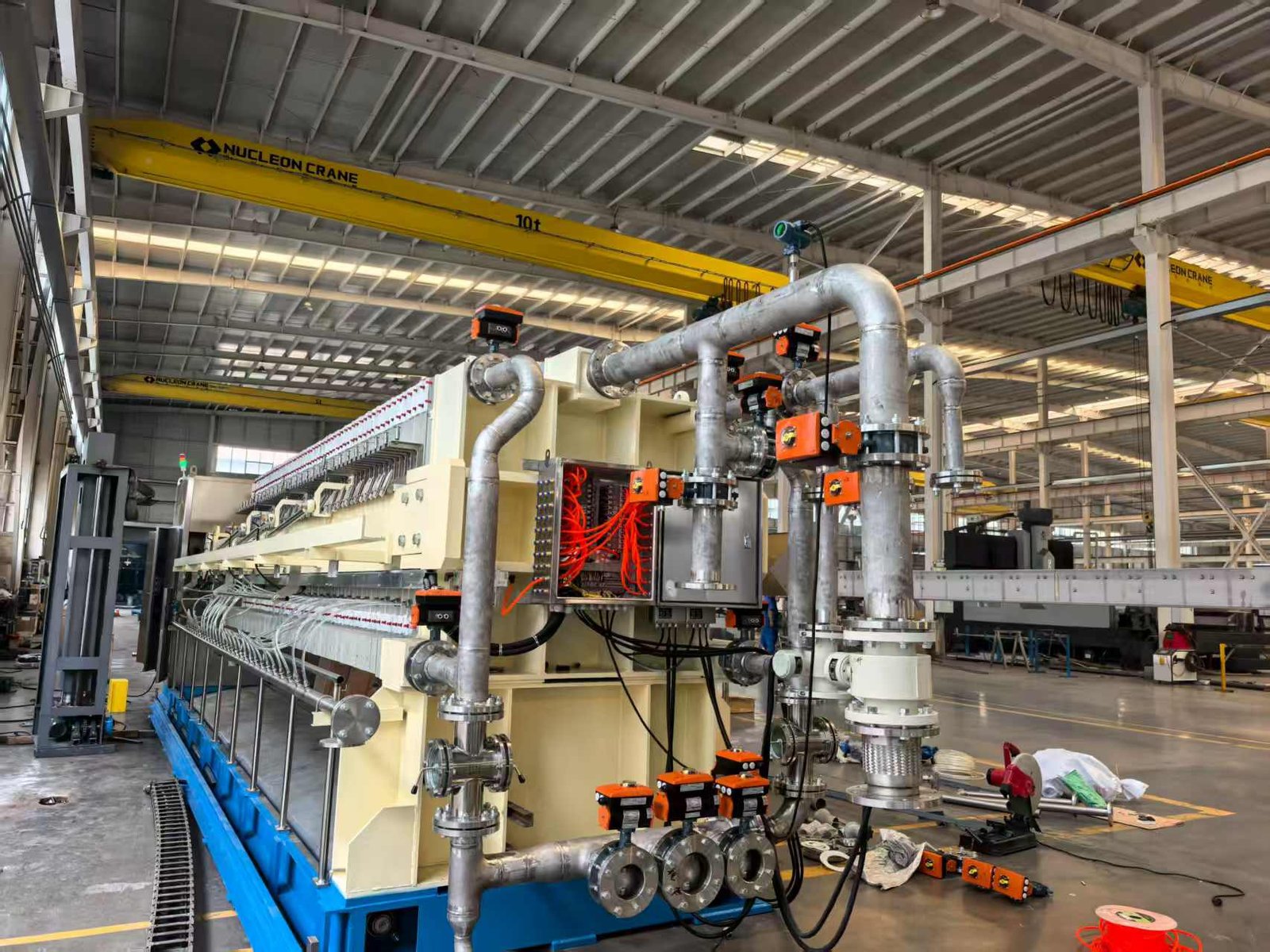 Dehydration System of Lithium Mica Concentrate Filter Press